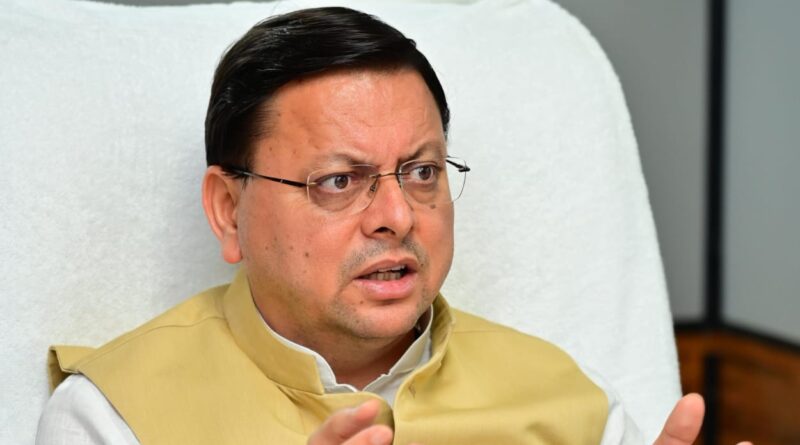 Uttarakhand Chief Minister Pushkar Singh Dhami addressing media after welcoming the Union Budget 2026–27.