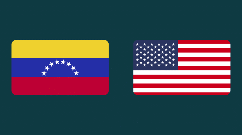 अमेरिका–वेनेजुएला के बीच बढ़ते तनाव का प्रतीकात्मक दृश्य