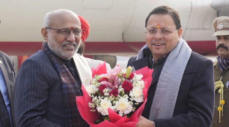 जॉलीग्रांट एयरपोर्ट पर उपराष्ट्रपति के स्वागत का प्रतिनिधिक दृश्य